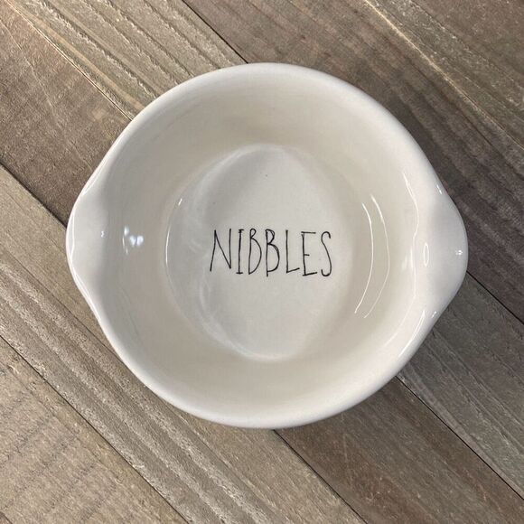 Demdaco Nibbles Ceramic Appetizer Serving Bowl with Birds and Flowers - Picture 1 of 12